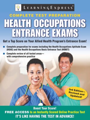 cover image of Health Occupations Entrance Exams